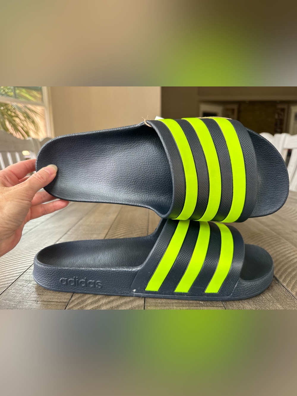 adidas Aqua Slide Pool Slide Sandals Men’s Size 12